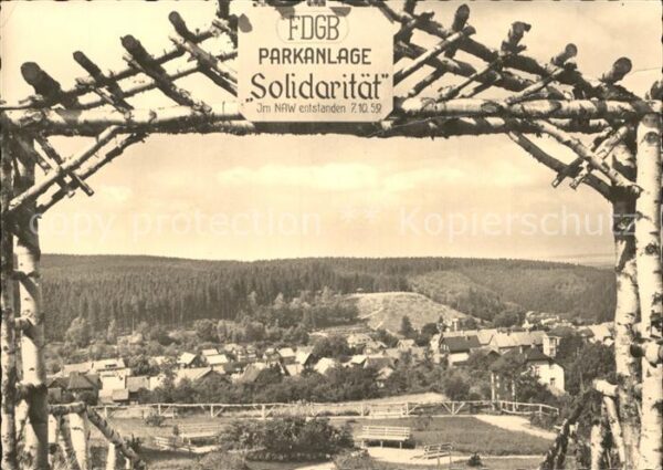 Finsterbergen FDGB Parkanlage Solidarität