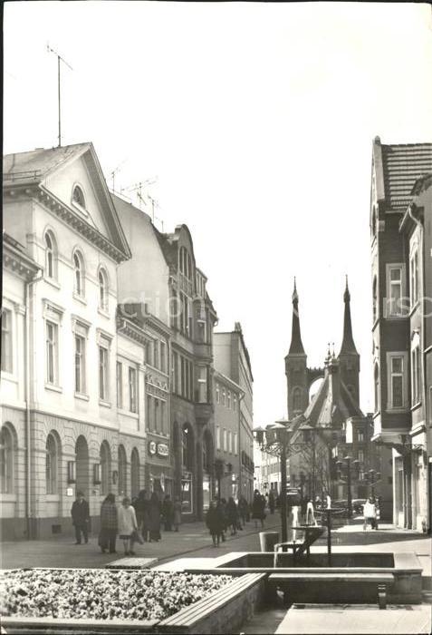Koethen Anhalt Altstadt Fussgängerzone Stadtkirche Hol