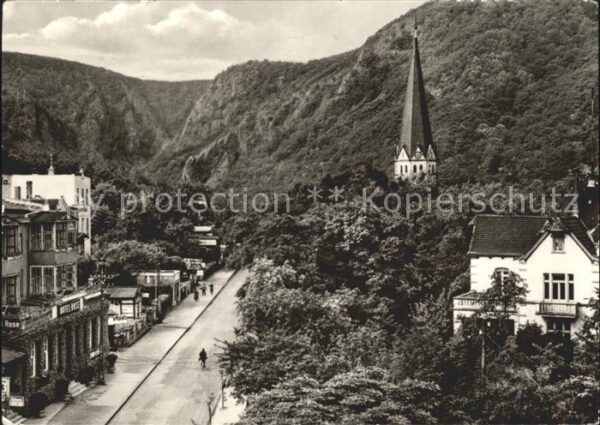 Thale Harz Hubertusstrasse Kirchturm