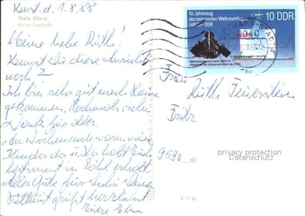 Thale Harz Hubertusstrasse Kirchturm – Bild 2