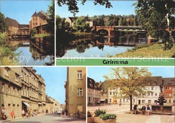 Grimma An der Mulde Brücke Albert Kuntz Strass