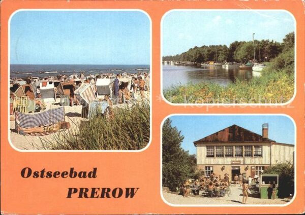 Prerow Ostseebad Strand Seglerhafen HO Milchbar am Dünen