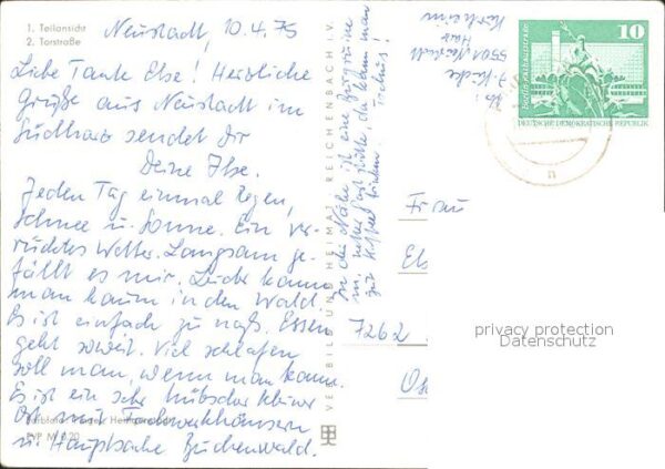 Neustadt Harz Teilansicht Torstrasse – Bild 2