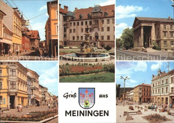 Meiningen Thueringen Georgstrasse Schloss Elisabethenburg Th