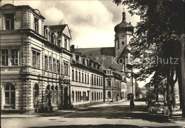 Marienberg Erzgebirge Am Markt Kirche