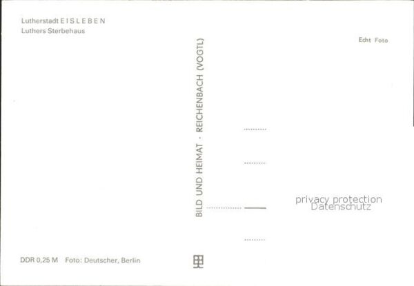 Eisleben Luthers Sterbehaus Lutherstadt – Bild 2