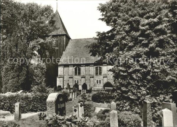 Prerow Ostseebad Seemannskirche 18. Jhdt. Friedhof
