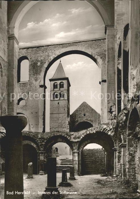 Bad Hersfeld Inneres der Stiftsruine