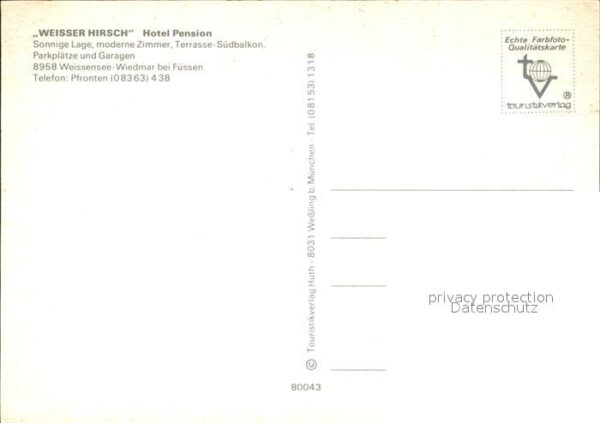 Wiedmar Weissensee Hotel Pension Weisser Hirsch – Bild 2