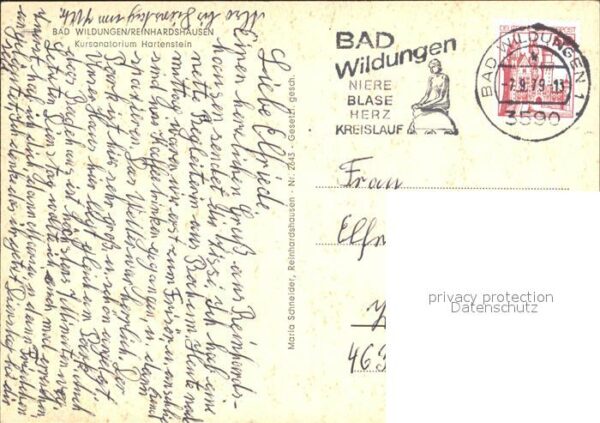 Reinhardshausen Kursanatorium Hartenstein – Bild 2