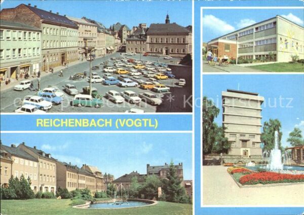 Reichenbach Vogtland Markt Park des Friedens Kindergarten Wa