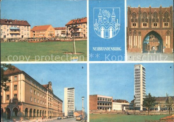 Neubrandenburg Neubauten Stargarder Tor Hotel Hochhaus
