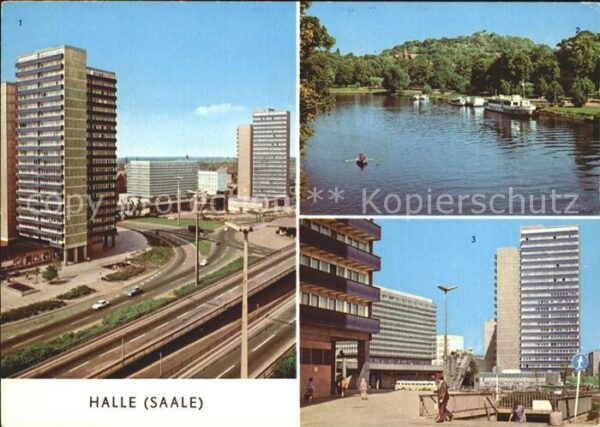 Halle Saale Hochstrasse Thälmannplatz Saalepartie H