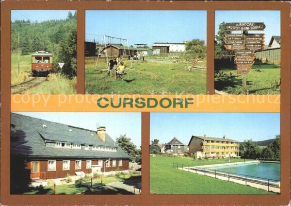 Cursdorf Bergbahn Spielplatz Wegweiser Ferienhei