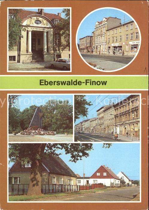 Finow Eberswalde Forstakademie Denkmal Strassenpartien C