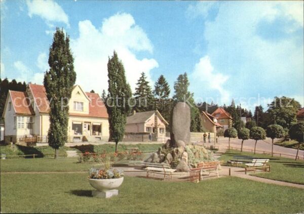 Elend Harz Bahnhofstrasse Gedenkstein Höhenluftkur