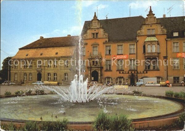 Finow Eberswalde Platz der Freundschaft Springbrunnen