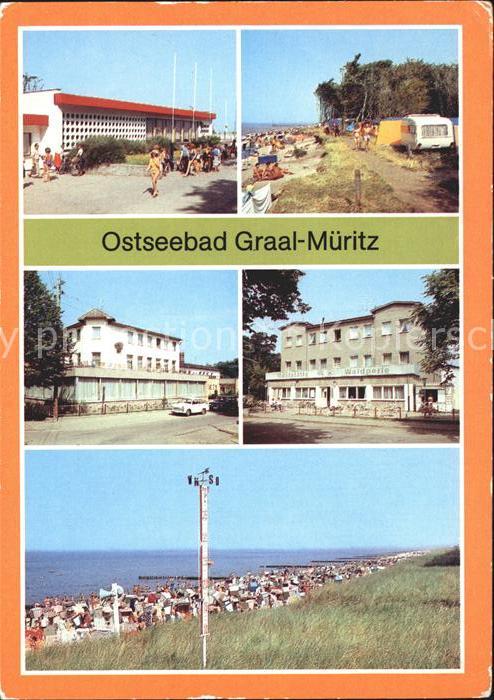 Graal-Mueritz Ostseebad Broilergaststätte Zeltplatz Hotel Konsu