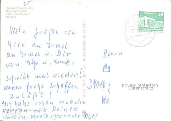 Sondershausen Thueringen Wilhelm Pieck Strasse Schloss HOG Zum P – Bild 2