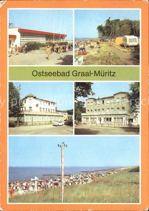 Graal-Mueritz Ostseebad Broilergaststätte Zeltplatz Hotel Konsu