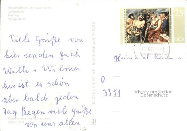 Parchim Mecklenburg-Vorpommern Kinderkurheim Markower Mühle Leninstras – Bild 2