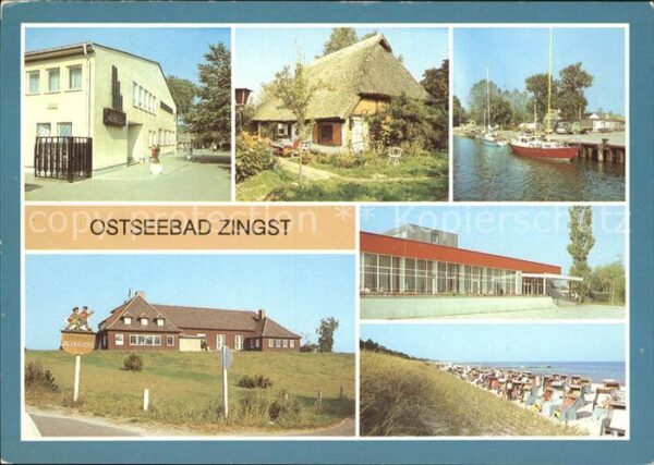 Zingst Ostseebad FDGB Urlauberrestaurant Hafen Kurhaus F