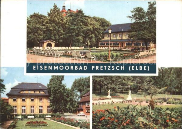 Pretzsch Elbe Kulturhaus Moorbad Kuranlage Park