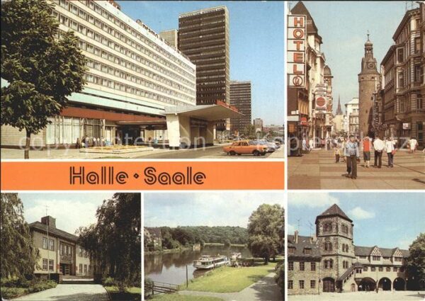 Halle Saale Interhotel Klement Gottwald Strasse Hoc