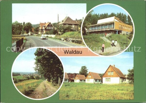 Waldau Thueringen FDGB Erholungsheim Bergkristall Bungalo