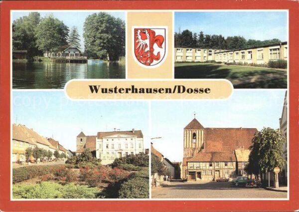 Wusterhausen Dosse Anglerheim Ferienheim Marktplatz Stadtk