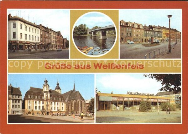 Weissenfels Saale Merseburger Strasse Brücke Deutsch Sowj