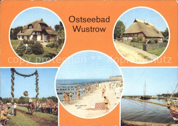 Wustrow Ostseebad Rohrdachhaus Rohrdachkaten Tonnenabschl