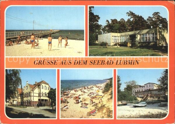 Lubmin Ostseebad Strand Postamt FDGB Heim Philipp Müller