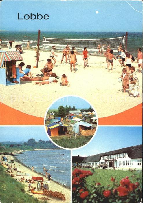Lobbe Middelhagen Ruegen Strand Beach Volleyball Zeltplatz Obers