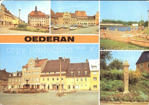 Oederan Rathaus Platz der Befreiung Strasse Sta