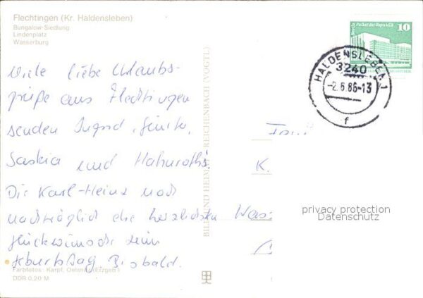 Flechtingen Bungalow Siedlung Lindenplatz Wasserbur – Bild 2