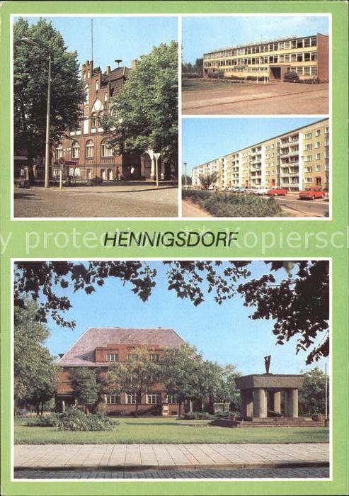Hennigsdorf Rathaus Betriebsschule Wilhelm Florin H