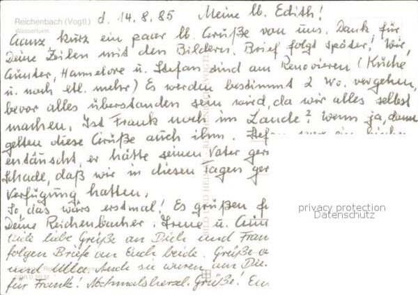 Reichenbach Vogtland Wasserturm Wasserspiele – Bild 2