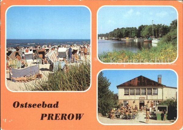Prerow Ostseebad Strand Seglerhafen HO Milchbar am Dünen