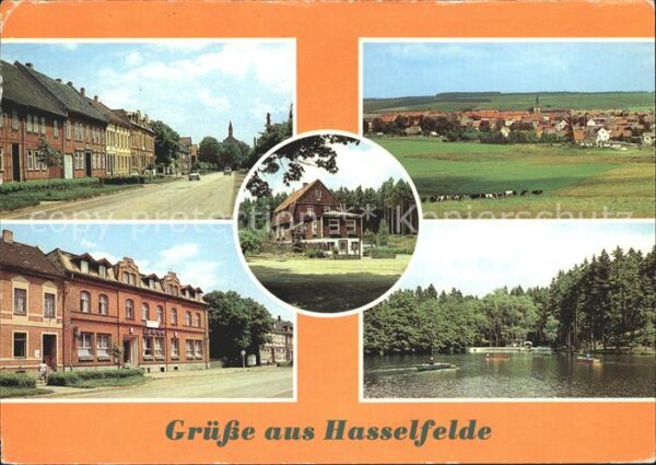 Hasselfelde Breite Strasse Übersicht FDGB Erholungs