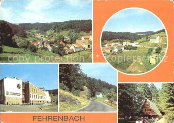 Fehrenbach Thueringer Wald Teilansichten FDGB Erholungsheim Fehren