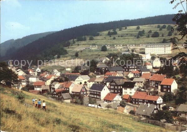 Fehrenbach Thueringer Wald Teilansicht Erholungsort