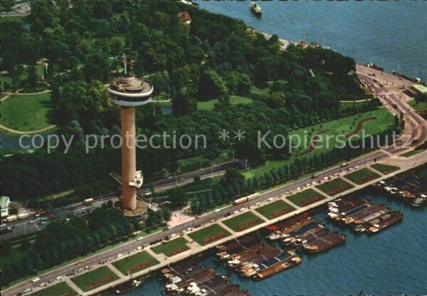 Rotterdam Panorama met Euromast Fliegeraufnahme