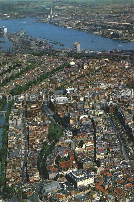 Amsterdam Niederlande Zentrum Fliegeraufnahme