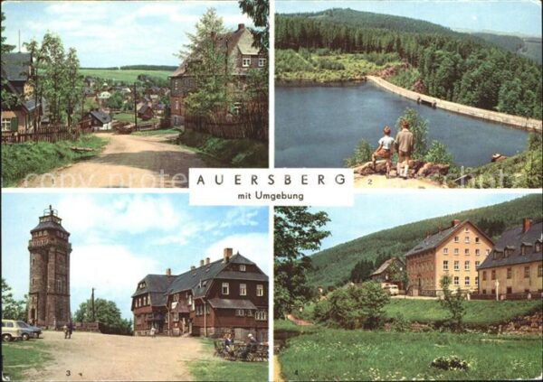 Auersberg Wildenthal und Umgebung Talsperre HOG Berghotel Au