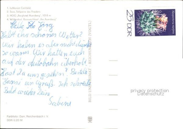 Auersberg Wildenthal und Umgebung Talsperre HOG Berghotel Au – Bild 2