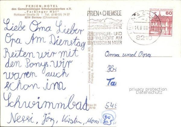 Bernau Chiemsee Ferienhotel Farbinger Hof Alpenpanorama – Bild 2