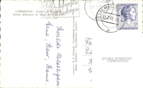 LUXEMBOURG  Luxemburg Avenue de la Caisse d_Epargne et Siege – Bild 2