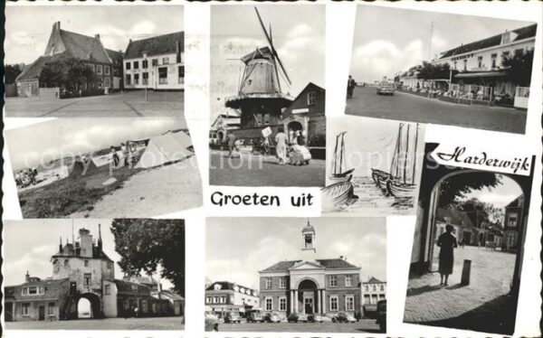 Harderwijk Orts und Teilansichten Mühle