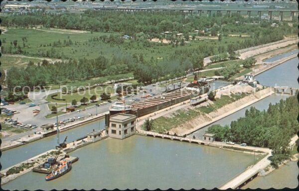 Ontario Canada Welland Canal System of the St Lawrence